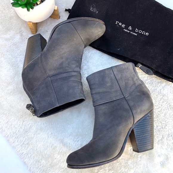 *Rag & Bone | Newbury SuedeHeeled Booties 6.5 - Picture 3 of 16